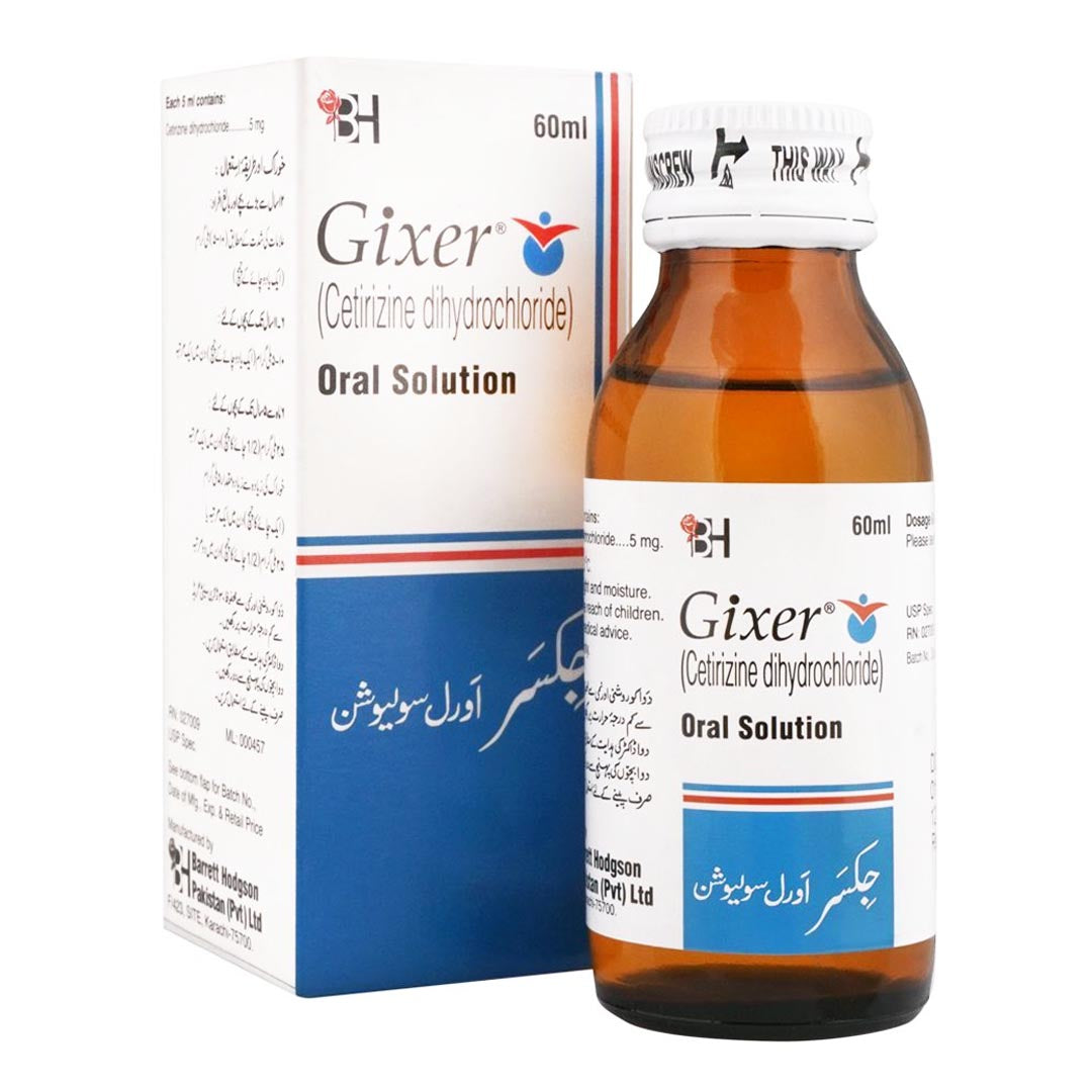 Gixer Oral Solution, 60 ml - Barrett Hodgson