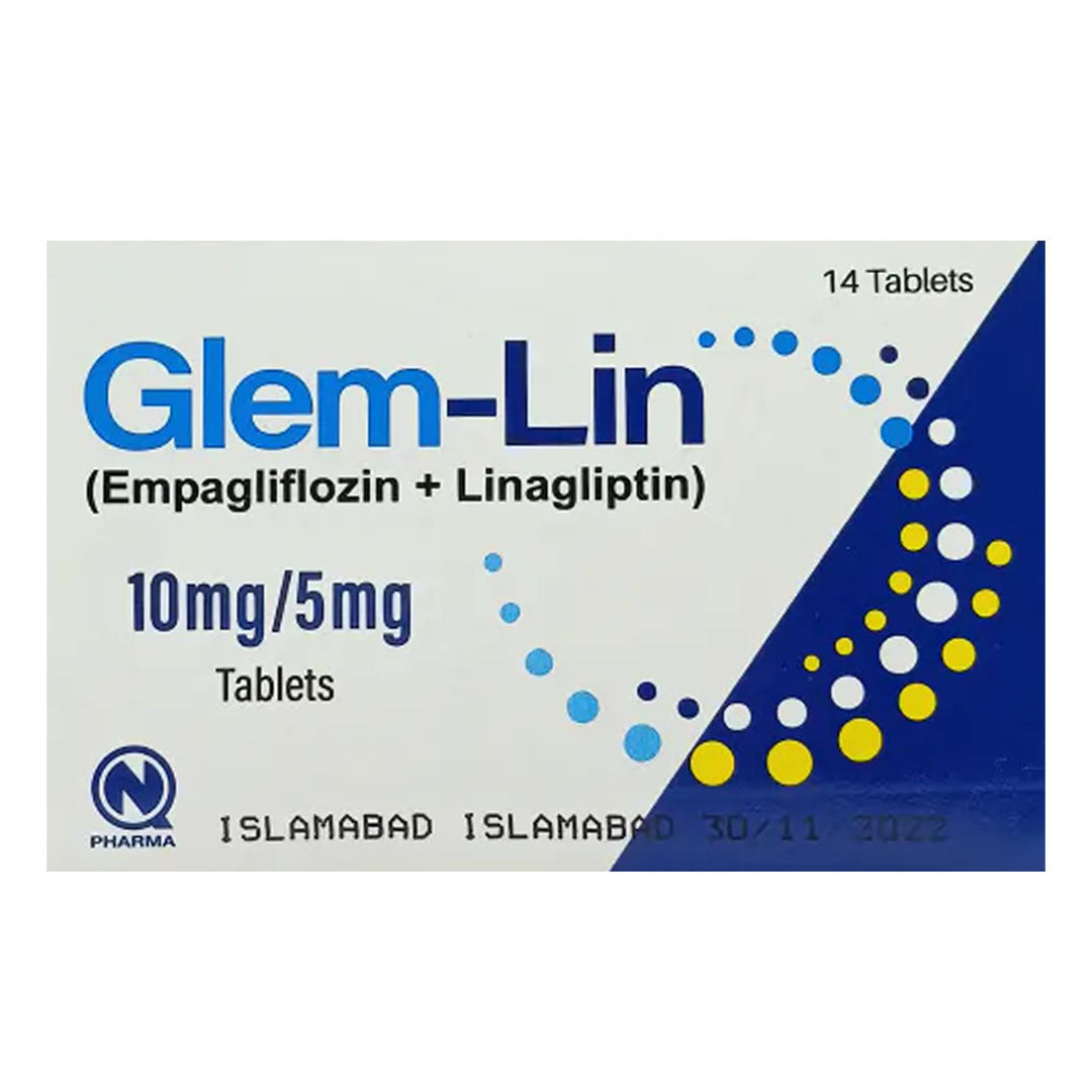 Glem-Lin (Empagliflozin + Linagliptin) 10 mg/ 5 mg, 14 Ct - Nabiqasim