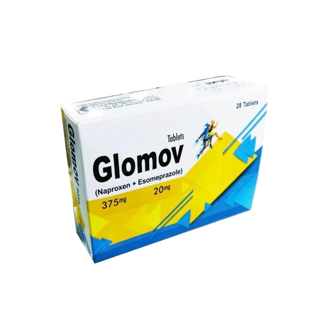 Glomov Tablets 375/20mg, 28 Ct - Global Pharma