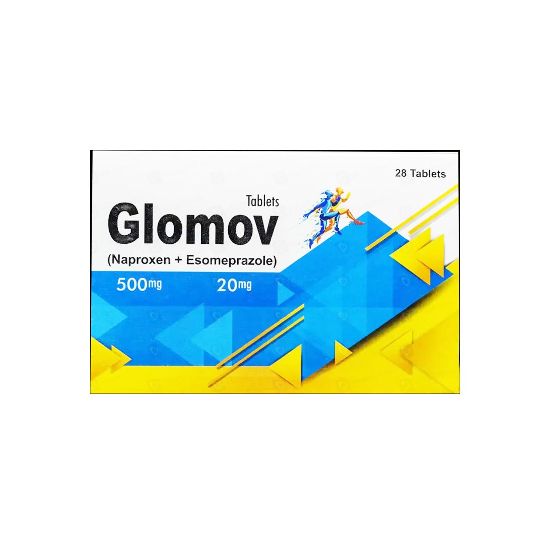Glomov Tablets 500-20mg_28 Ct-Global Pharma