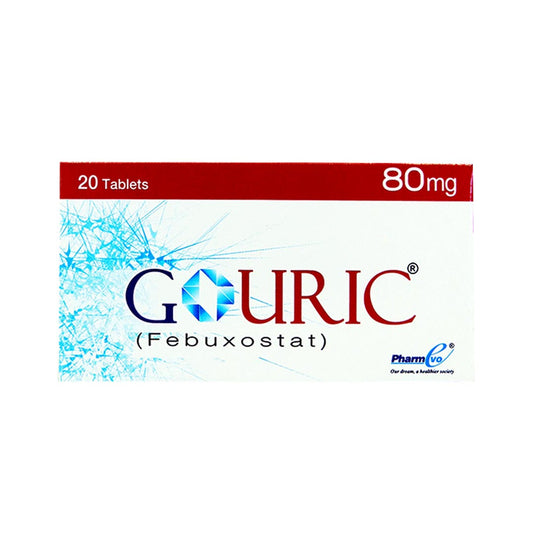 Gouric Tablets 80mg, 20 Ct - PharmEvo