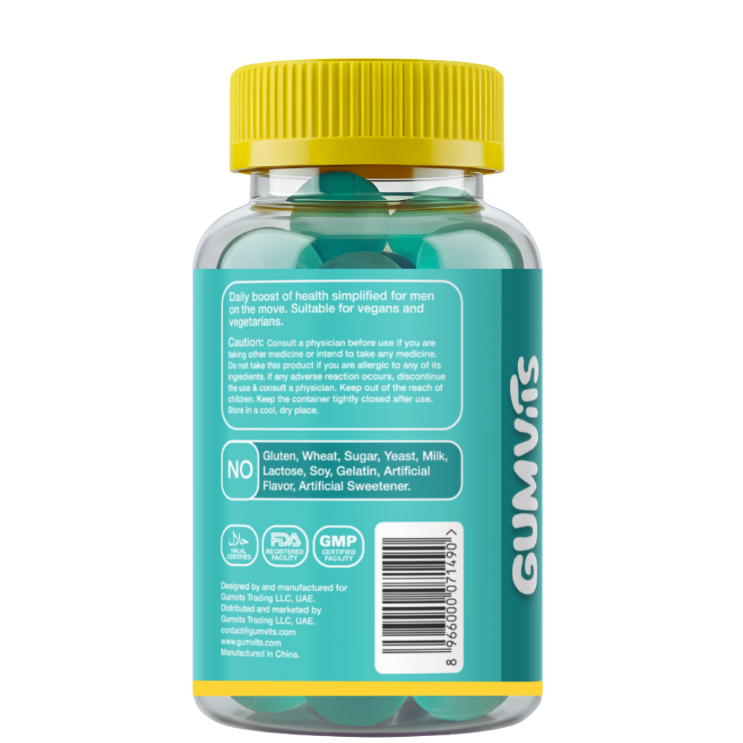 Gumvits Men's Multivitamin Gummies Details