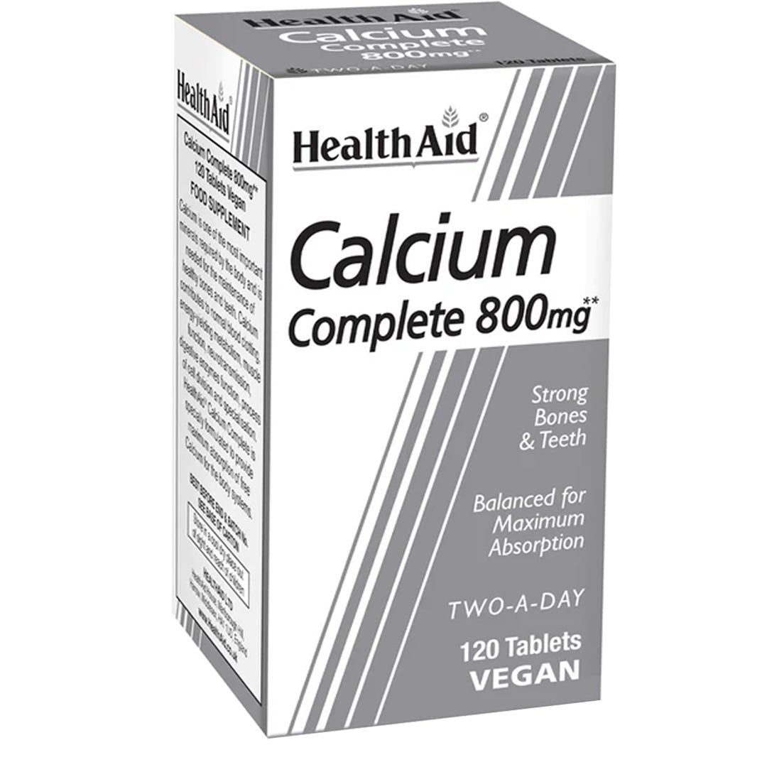 HealthAid Complete Calcium 800mg, 120 Ct