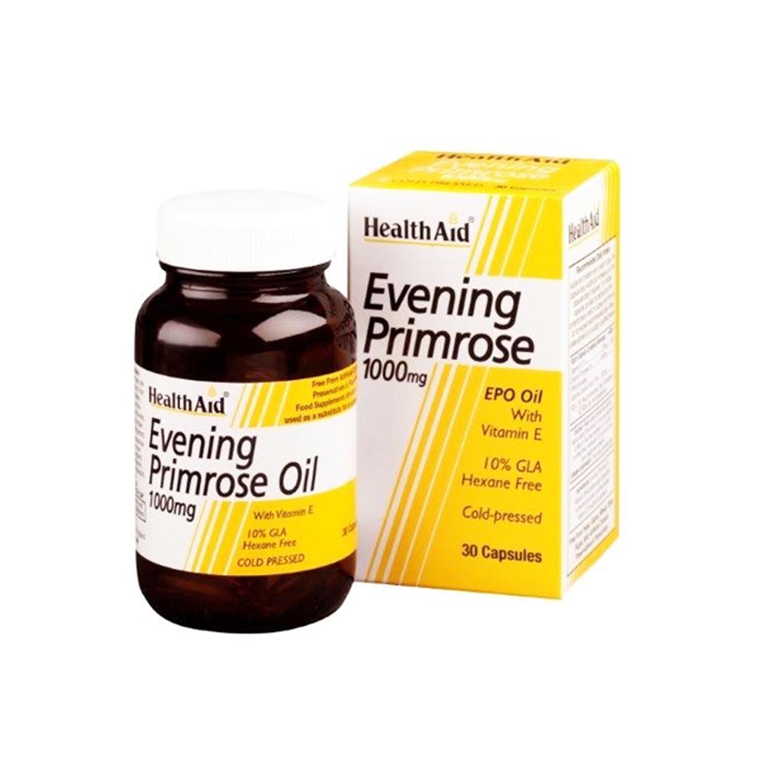 HealthAid Evening Primrose 1000mg, 30 Ct