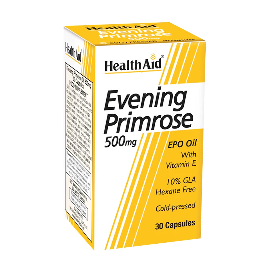 HealthAid Evening Primrose 500mg, 30 Ct