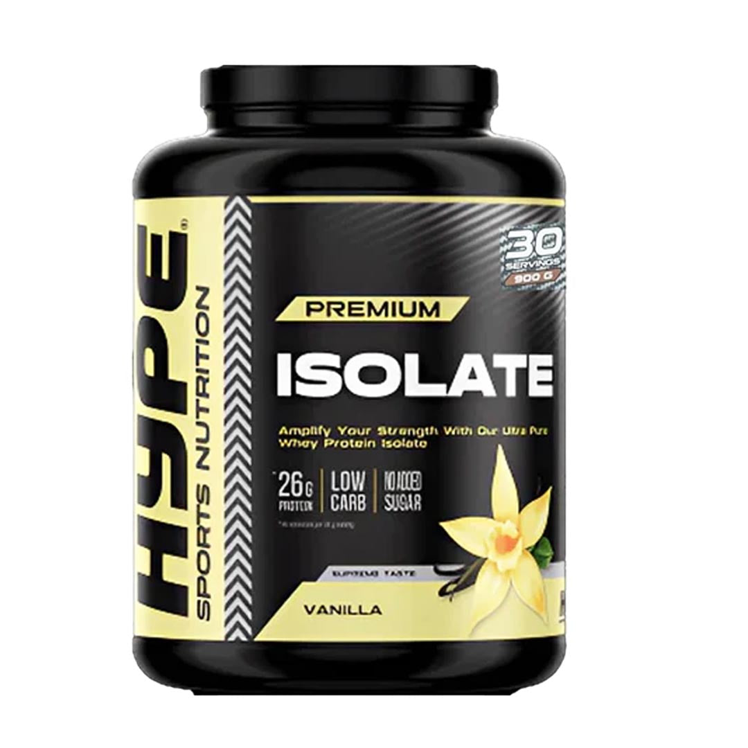Hype Premium Whey Protein Isolate (Vanilla), 900g