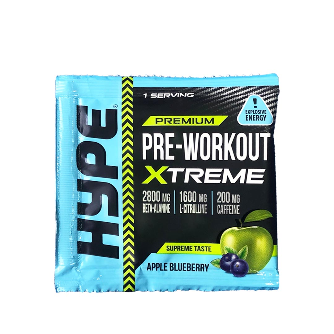 Hype Premium Pre-workout Xtream Sachet_Apple Blueberry_10g