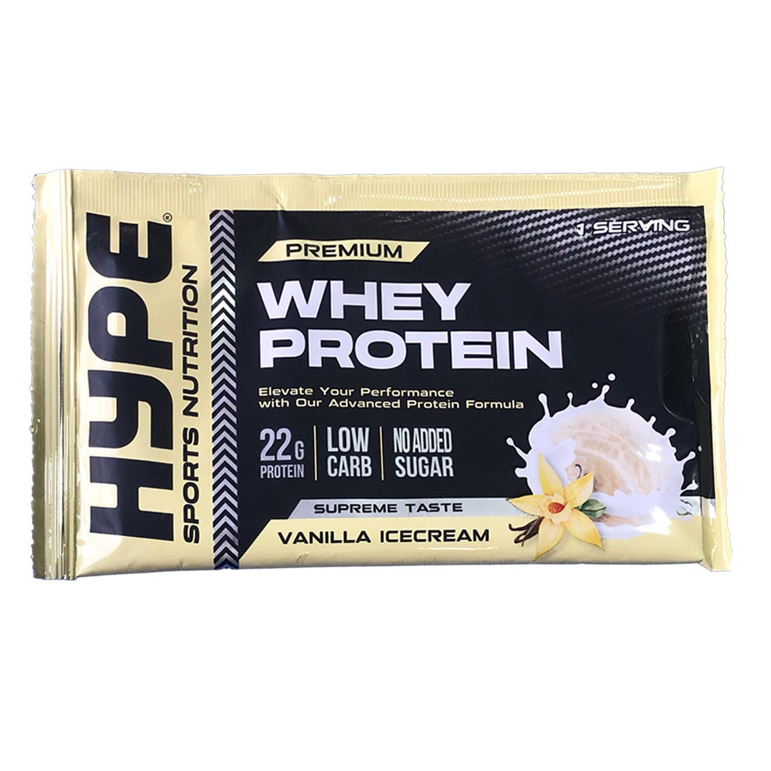 Hype Premium Whey Protein Sachet_Vanilla Ice Cream_30g