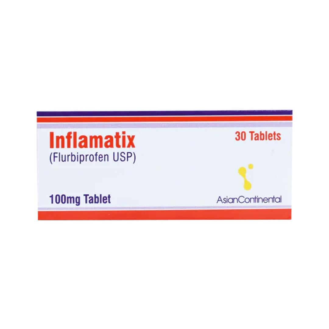 Inflamatix Tablets 100mg, 30 Ct - Asian Continental
