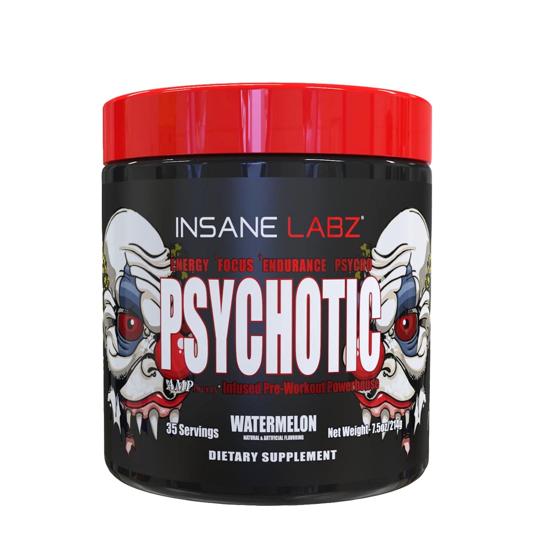 Insane Labz Psychotic Pre-Work Out Power House (Watermelon), 214g