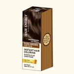Instant Hair Coloring Shampoo Plus Conditioner (Dark Brown Color) - Hair Energy