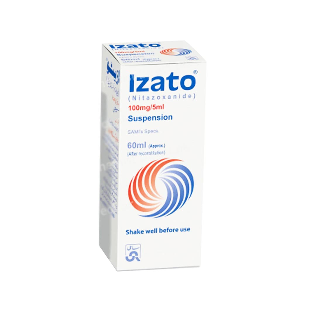 Izato Susp 100mg/5ml, 60ml - Sami Pharma