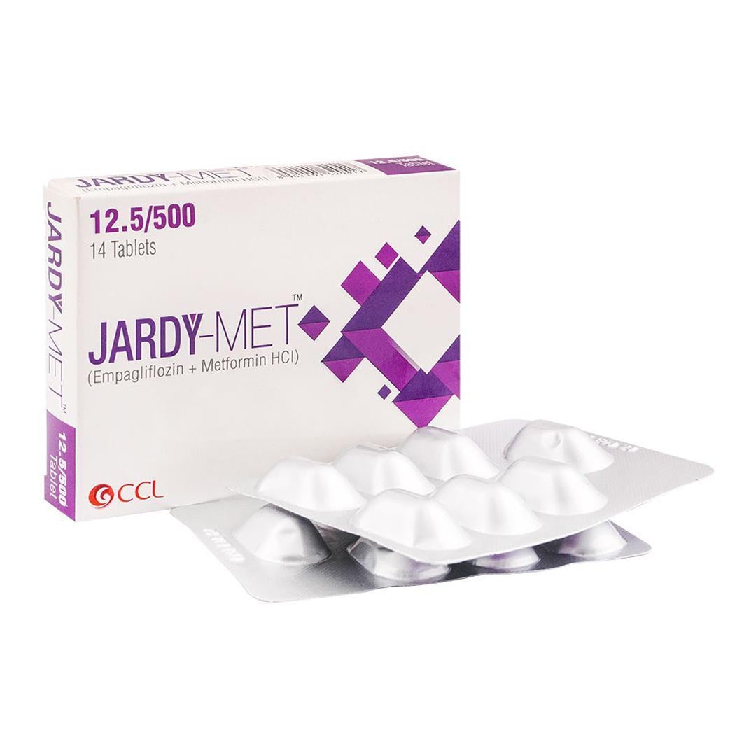 Jardy-Met Tablets 12.5/500mg, 14 Ct - CCL