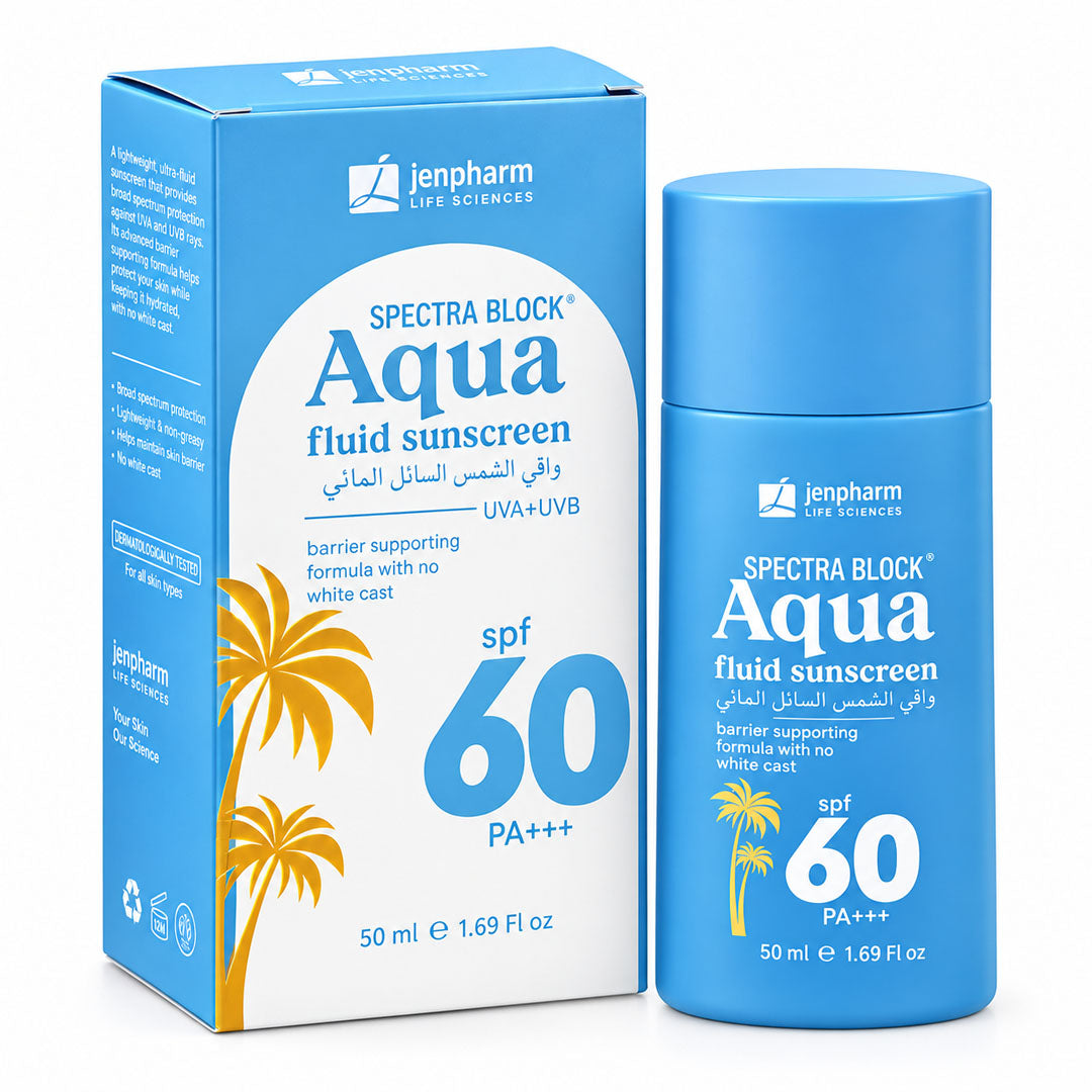 Jenpharm Spectra Block Aqua Fluid Sunscreen SPF 60 PA+++, 50 ml