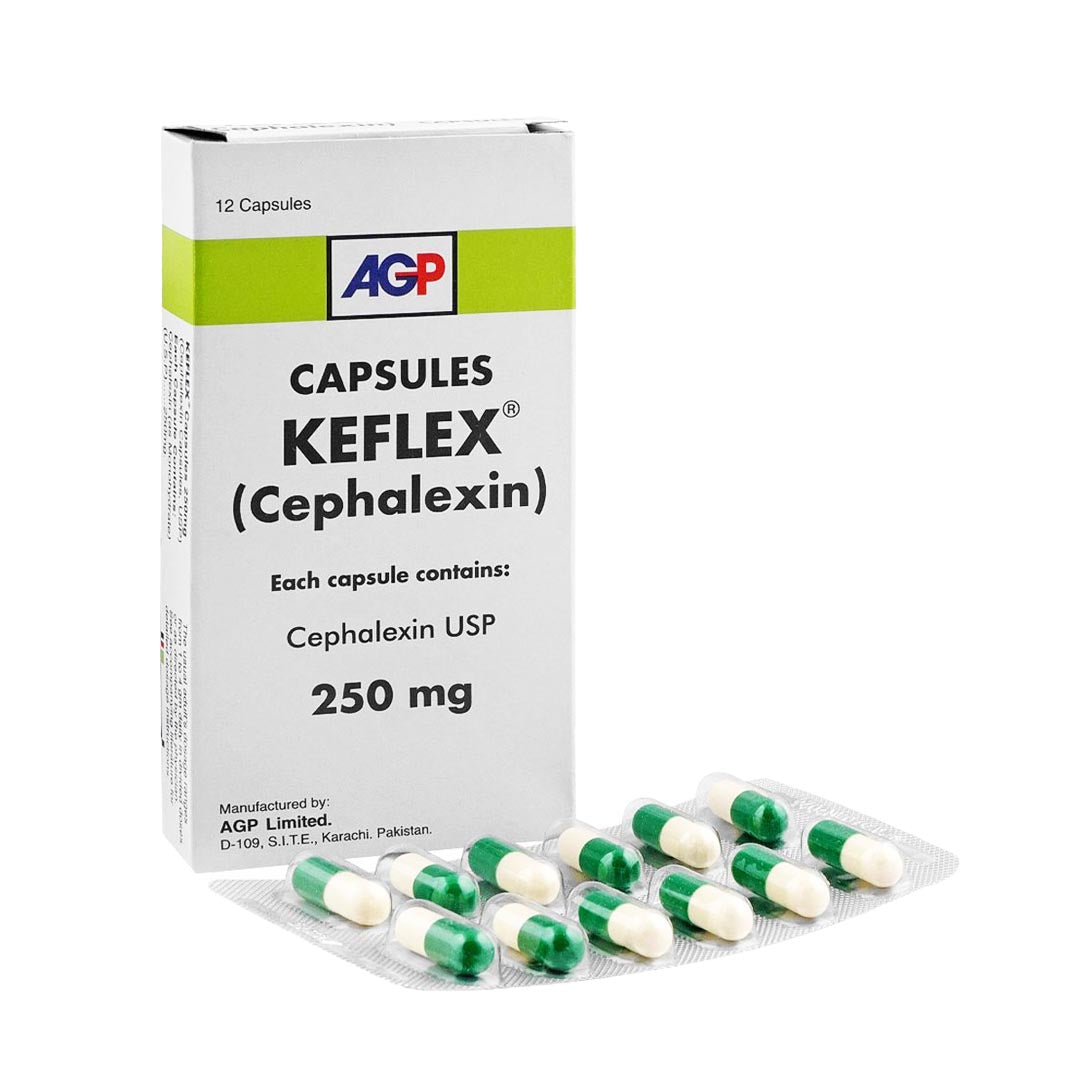 Keflex Capsules 250mg, 12 Ct - AGP