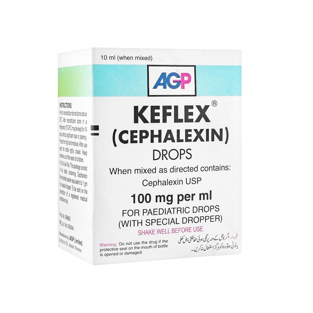 Keflex Drops 100mg, 10ml - AGP