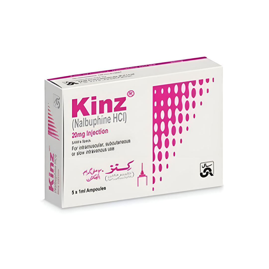 Kinz (Nalbuphine) 20 mg Injection, 5 Ct - Sami Pharma