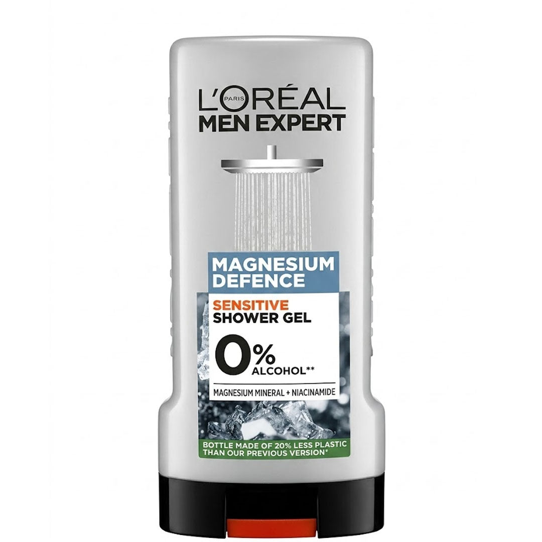 L'Oreal Men Expert Magnesium Defence + Niacinamide Sensitive Shower Gel, 300 ml