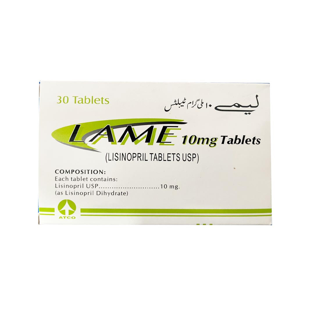 Lame Tablets 10mg, 30 Ct - ATCO