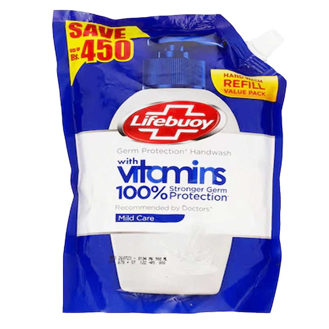 Lifebuoy Mild Care Hand Wash Refill, 900ml