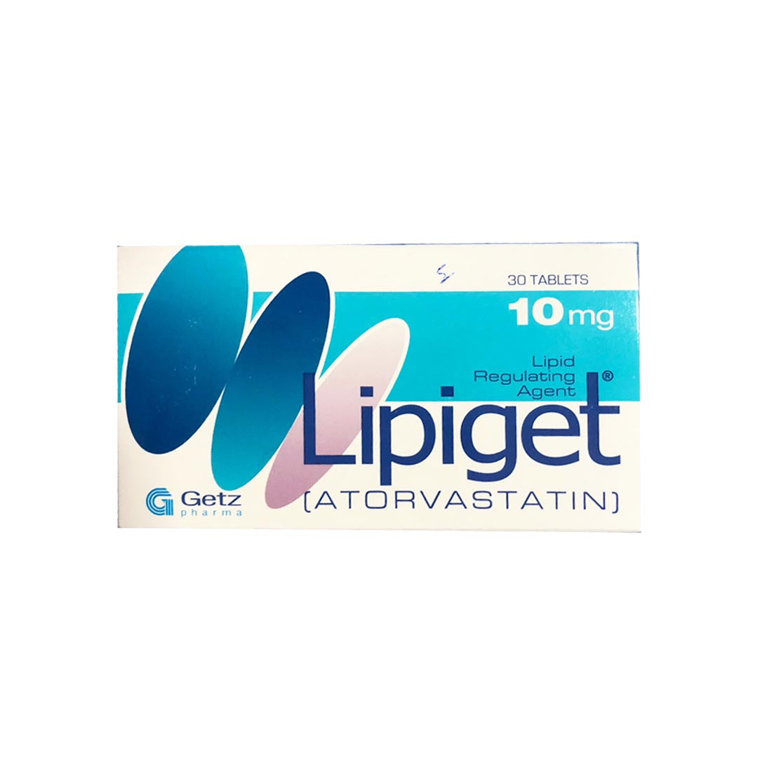 Lipiget Tablet 10mg, 30 Ct - Getz Pharma