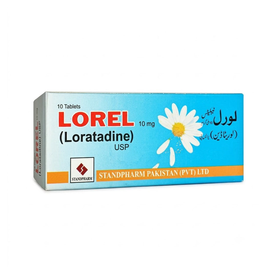 Lorel (Loratadine) 10mg, 10 Ct - StandPharm