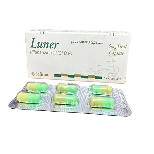 Luner Capsules 5mg, 12 Ct - Saffron