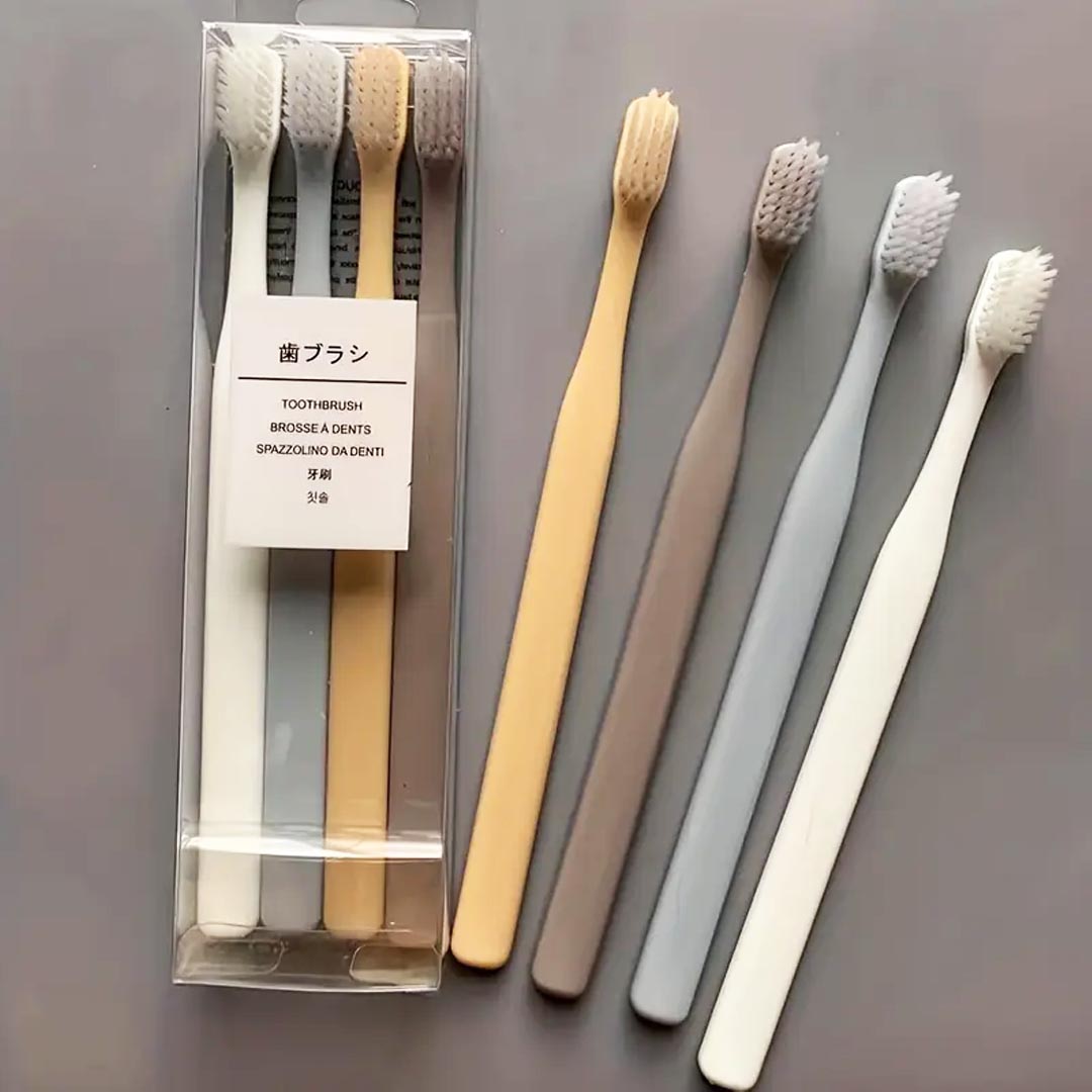 Macaron Soft Microfiber Bristle Toothbrush