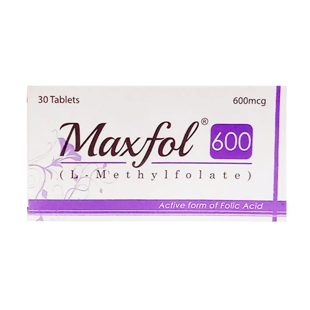 Maxfol Tablets 600mcg, 30 Ct - Vida Laboratories