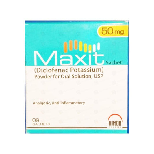 Maxit Sachet 50mg, 9 Ct - Hilton
