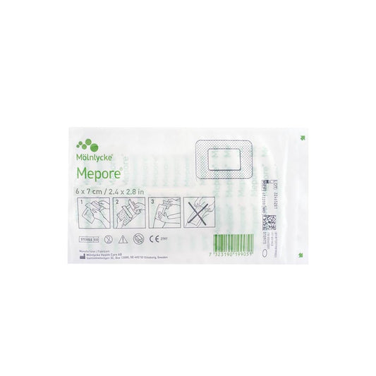 Mepore Breathable Bandage 6 x 7cm, 1 Ct - Molnlycke