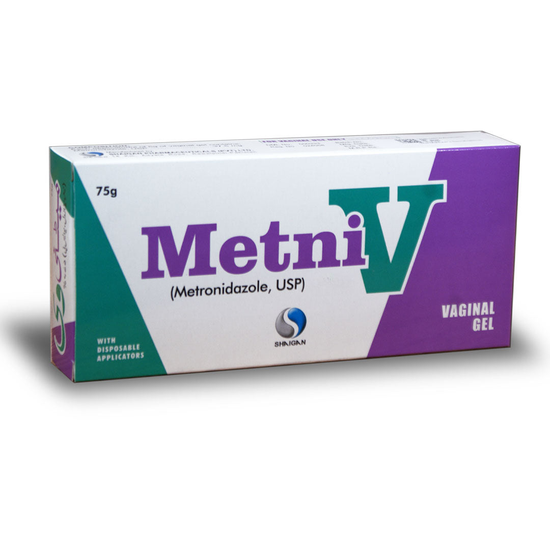 Metni V (Metronidazole) Vaginal Gel, 75 g - Shaigan Pharma