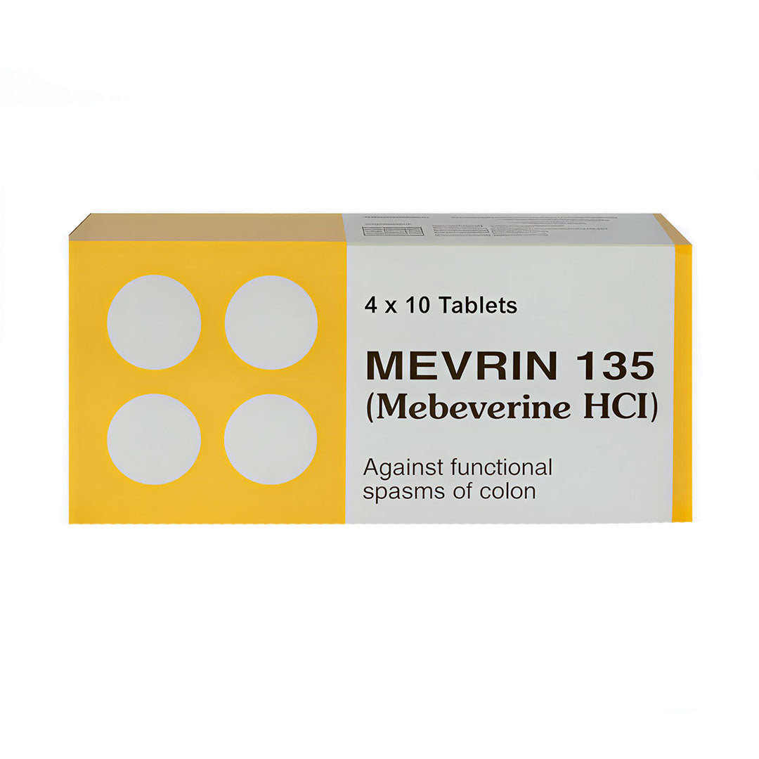 Mevrin (Mebeverine) 135 mg, 40 Ct - SJG Pharma
