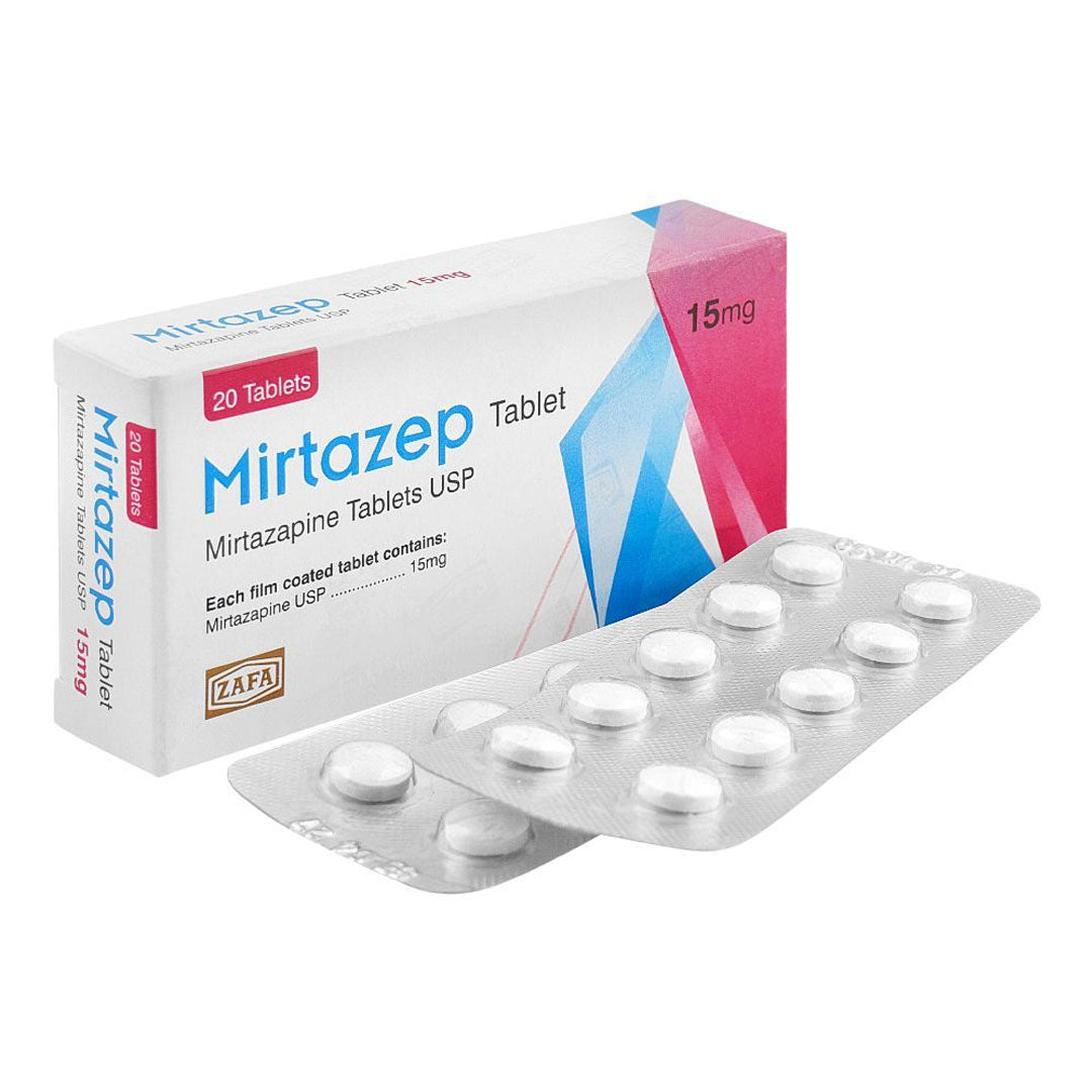 Mirtazep (Mirtazapine), 15 Ct - Zafa