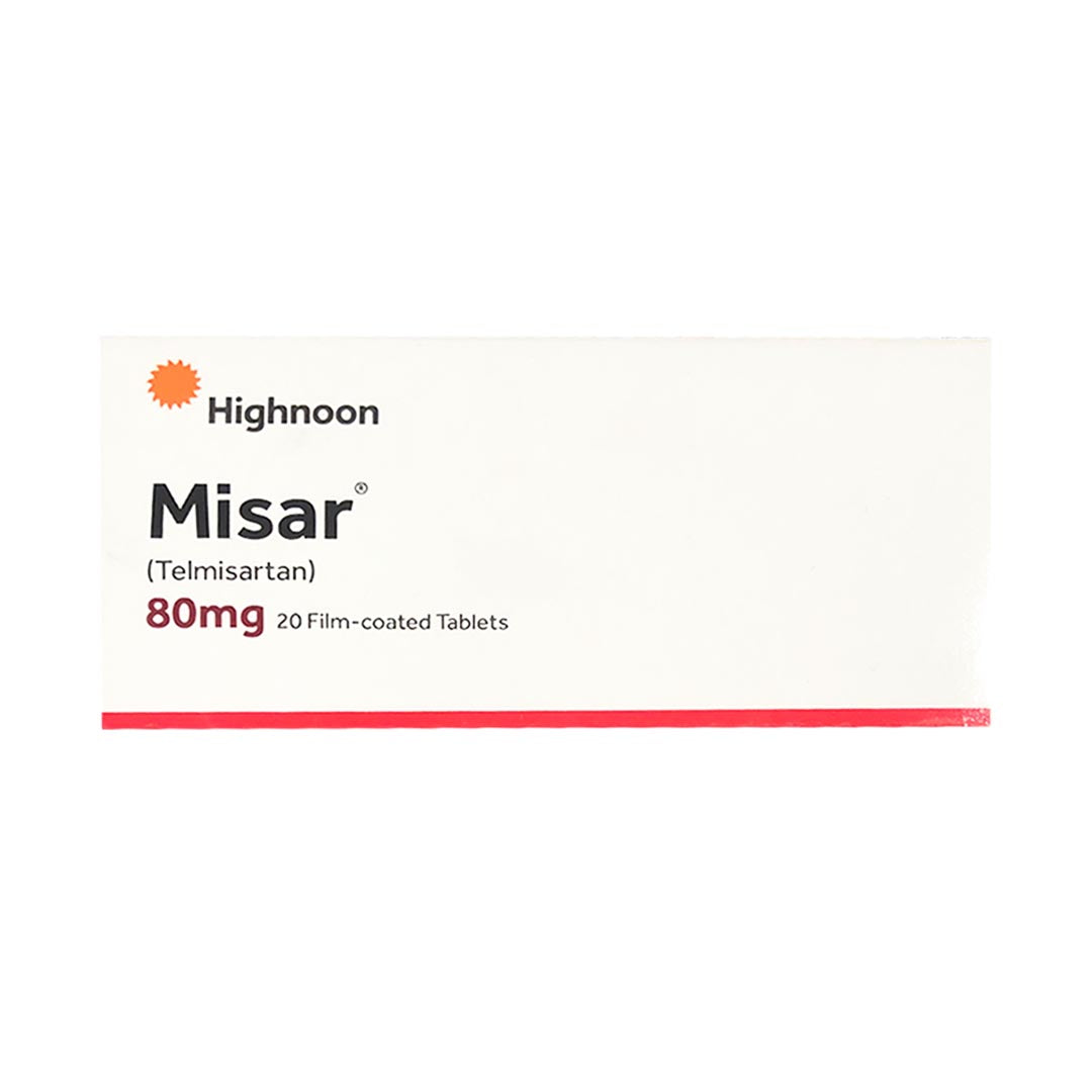 Misar 80mg Tablets, 20 Ct - Highnoon