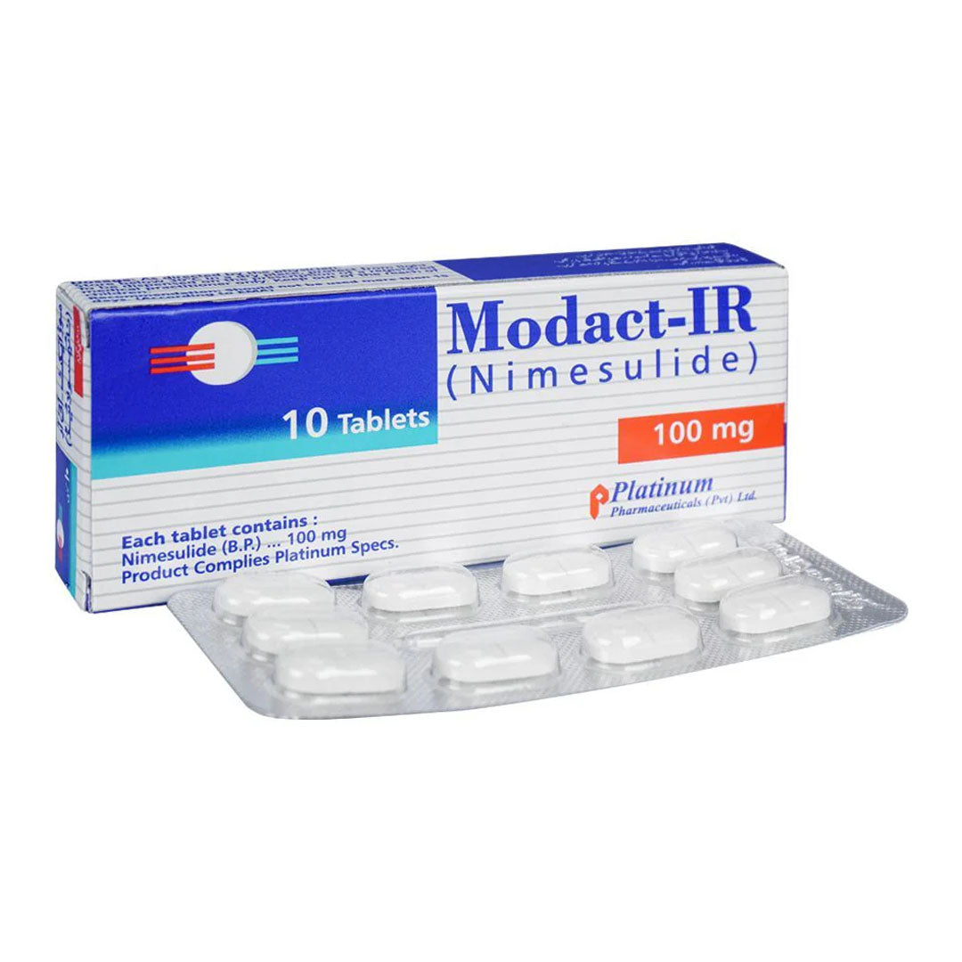 Modact-IR (Nimesulide) 100 mg, 10 Ct - Platinum Pharma