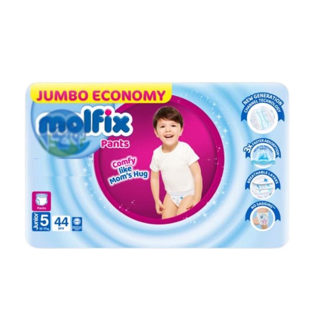 Molfix Pants Size 5 (Junior), 44 Ct