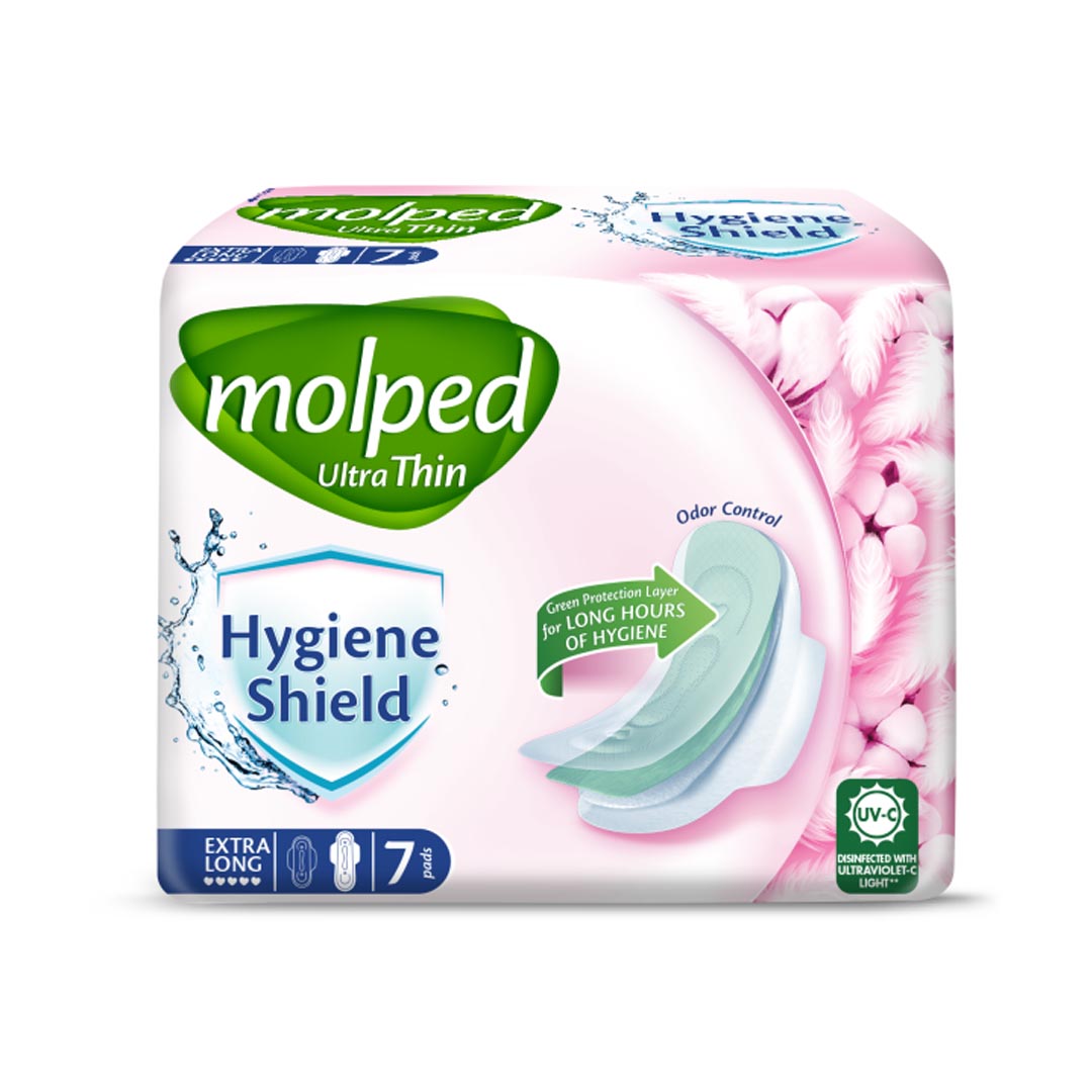 Molped Ultra Thin Hygiene Shield (Extra Long), 7 Ct
