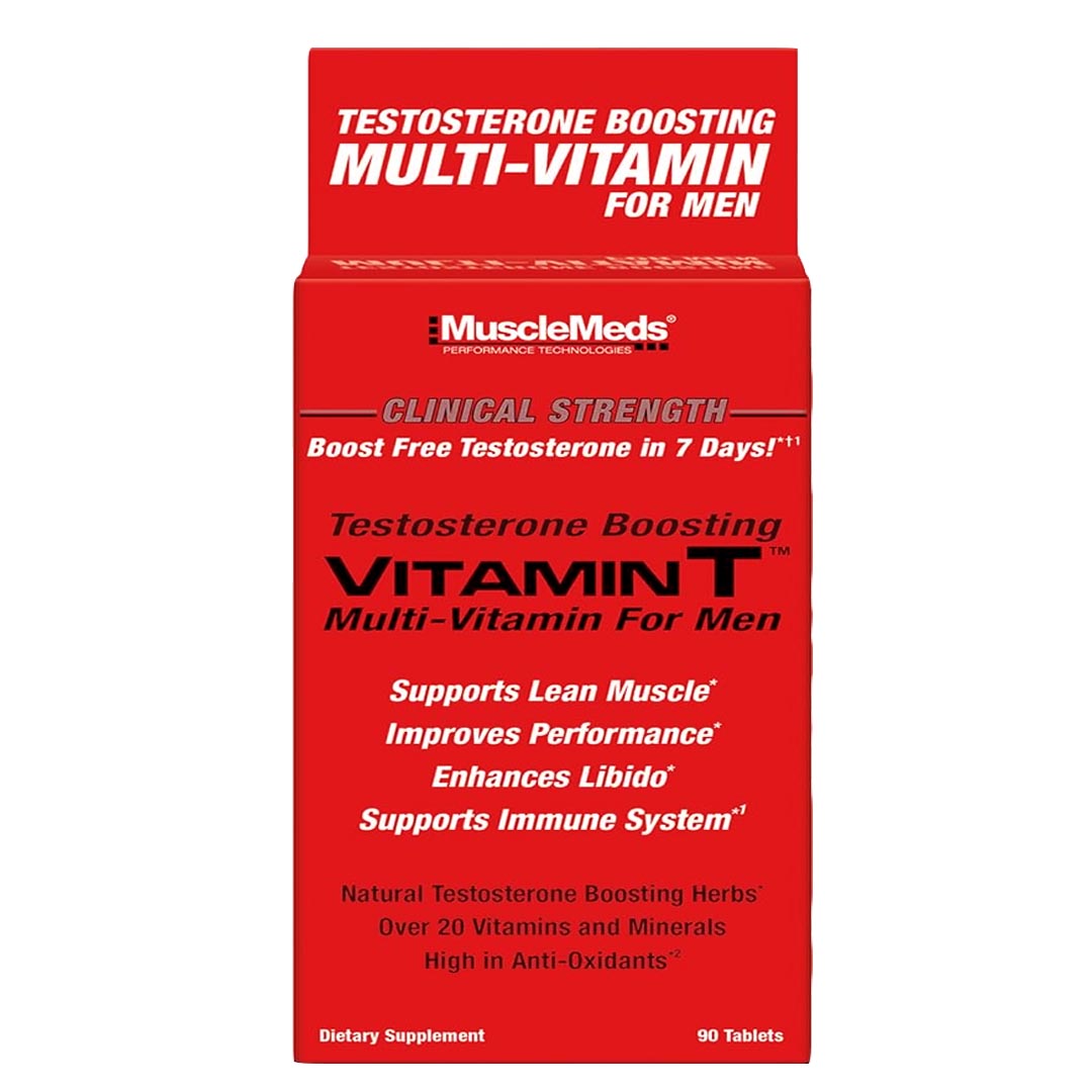 MuscleMeds Vitamin T Multi-Vitamin For Men, 90 Ct