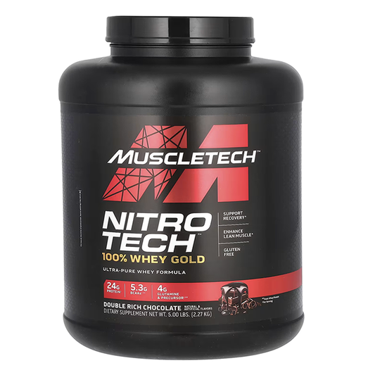 MuscleTech NitroTech 100% Whey Gold, 5 lbs