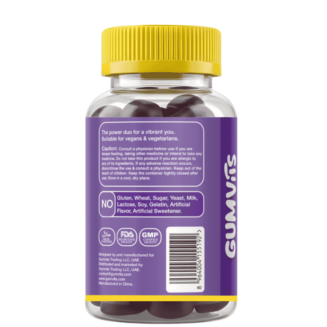 Gumvits NMN & Resveratrol Gummies, 60 Ct