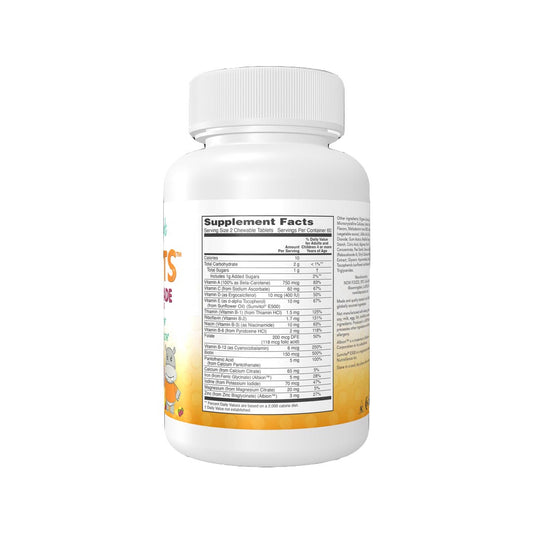 NOW Kid Vits Berry Lemonade Chewable Supplement Facts