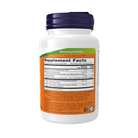 NOW TestoJack 100 Supplement Facts