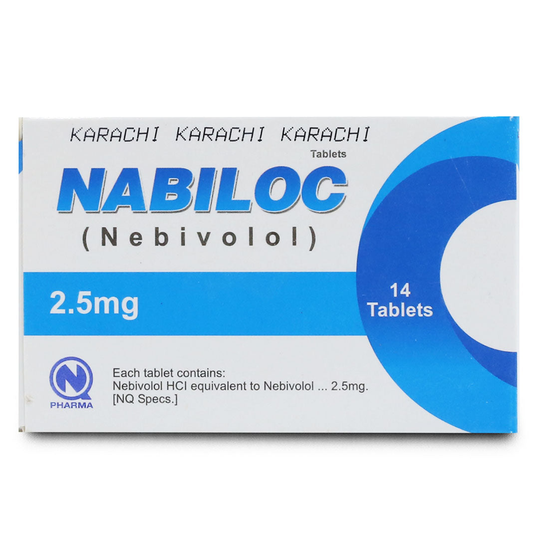 Nabiloc (Nebivolol) 2.5 mg, 14 Ct - Nabiqasim