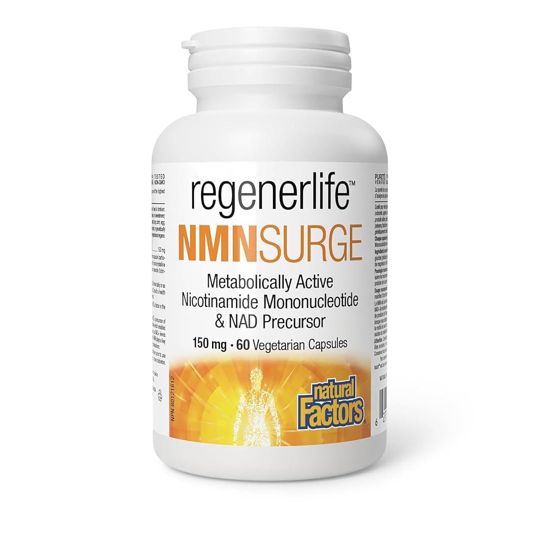 Natural Factors Regenerlife NMNSurge (NMN) 150mg, 60 Ct