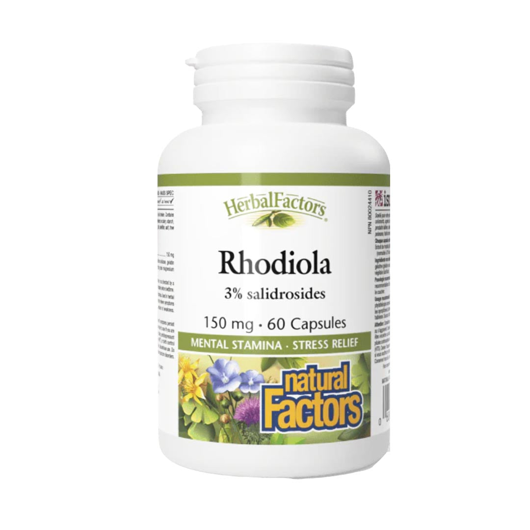 Natural Factors Rhodiola 150mg, 60 Ct