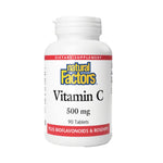 Natural Factors Vitamin C 500mg with Bioflavonoids & Rosehips, 90 Ct