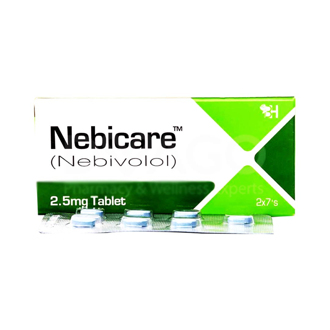 Nebicare 2.5mg Tablets, 14 Ct - Barrett Hodgson