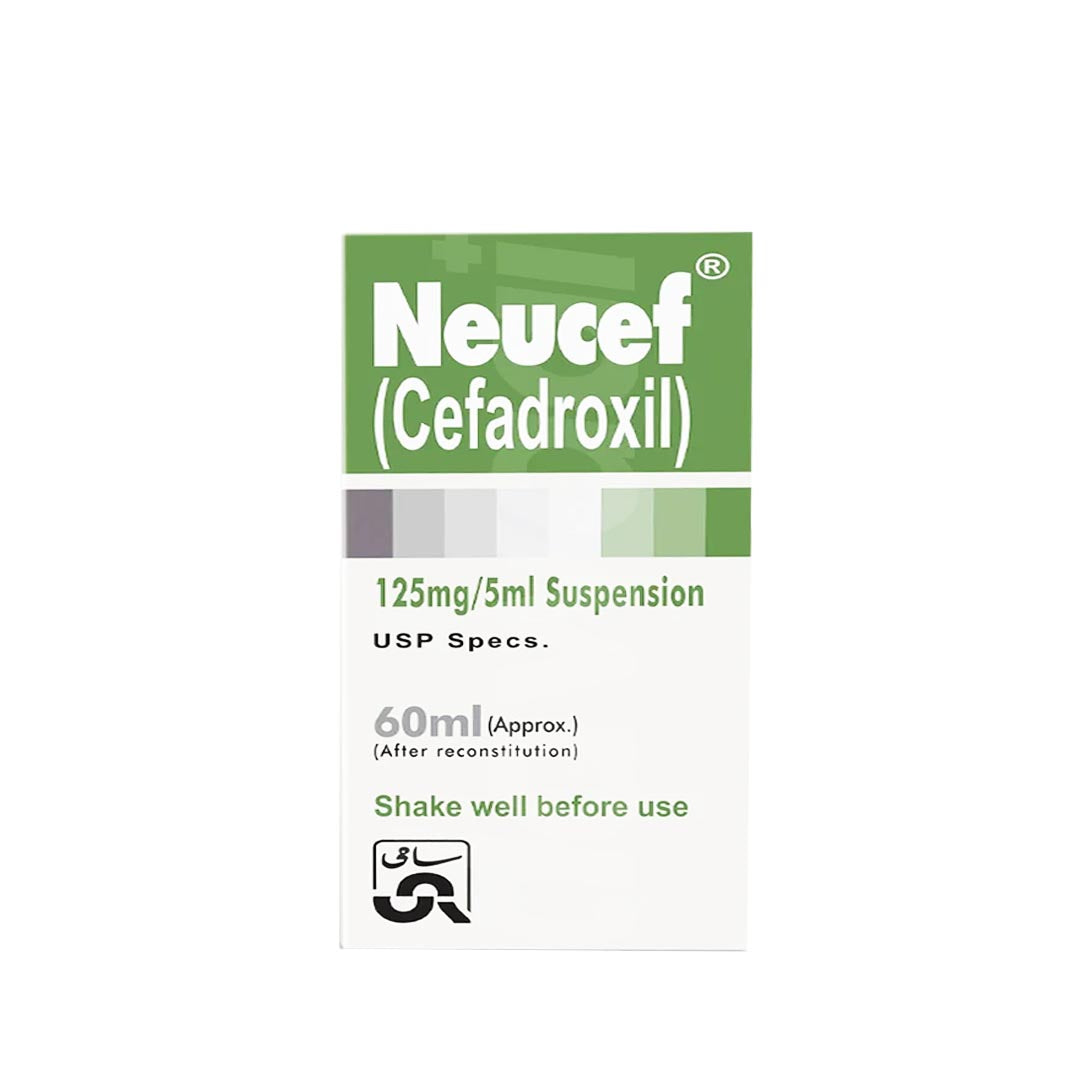 Neucef Susp 125mg/5ml, 60ml - Sami Pharma
