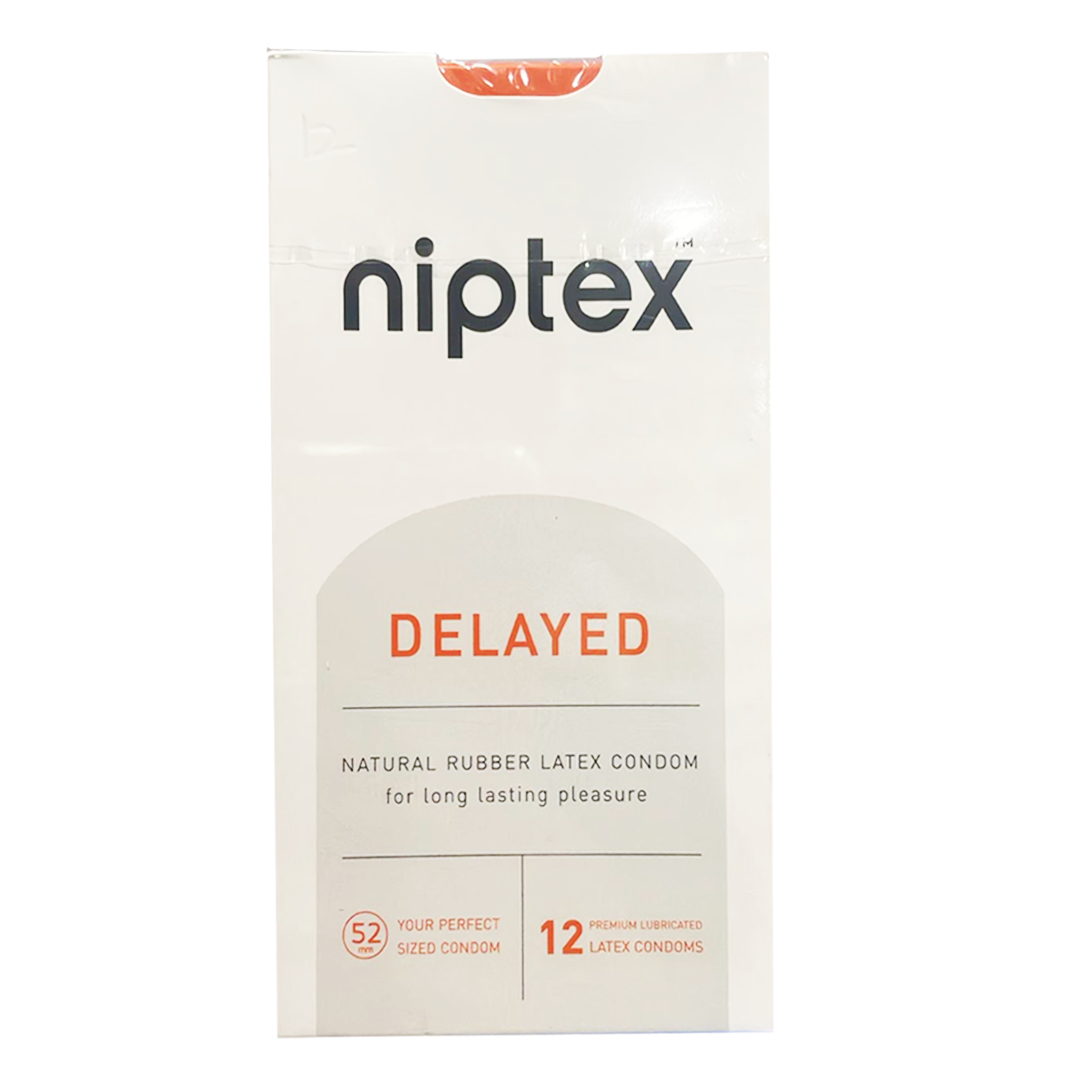 Niptex Delayed Condoms, 12 Ct